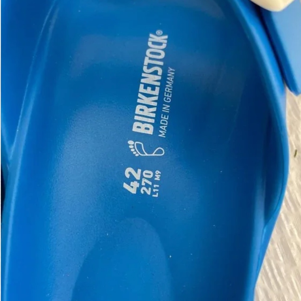 Birkenstock Arizona New Sandals Blue - Picture 7 of 8